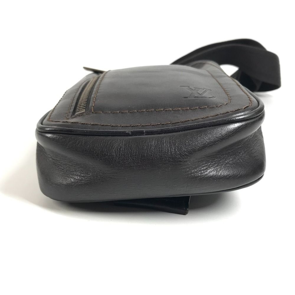Louis Vuitton Belt Bag Siu Utah Leather Cafe Brown — view 4