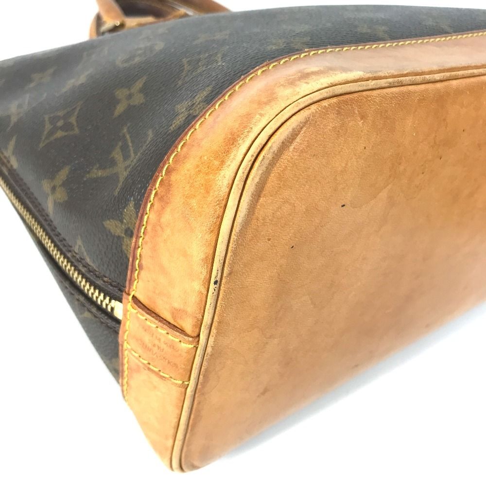 Louis Vuitton Handbag Alma Monogram Canvas Brown — view 6