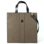Fendi Handbag Pecan Logo 2-Way Bag Vertical Leather Brown