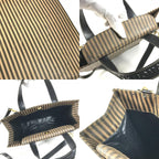 Fendi Handbag Pecan Logo 2-Way Bag Vertical Leather Brown — view 8