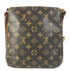 Louis Vuitton Shoulder Bag Musette Salsa Long Monogram Canvas Brown — view 2