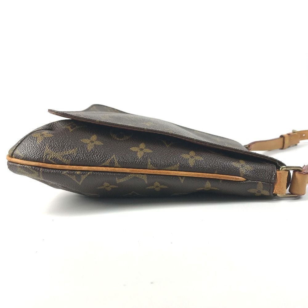 Louis Vuitton Shoulder Bag Musette Salsa Long Monogram Canvas Brown — view 3