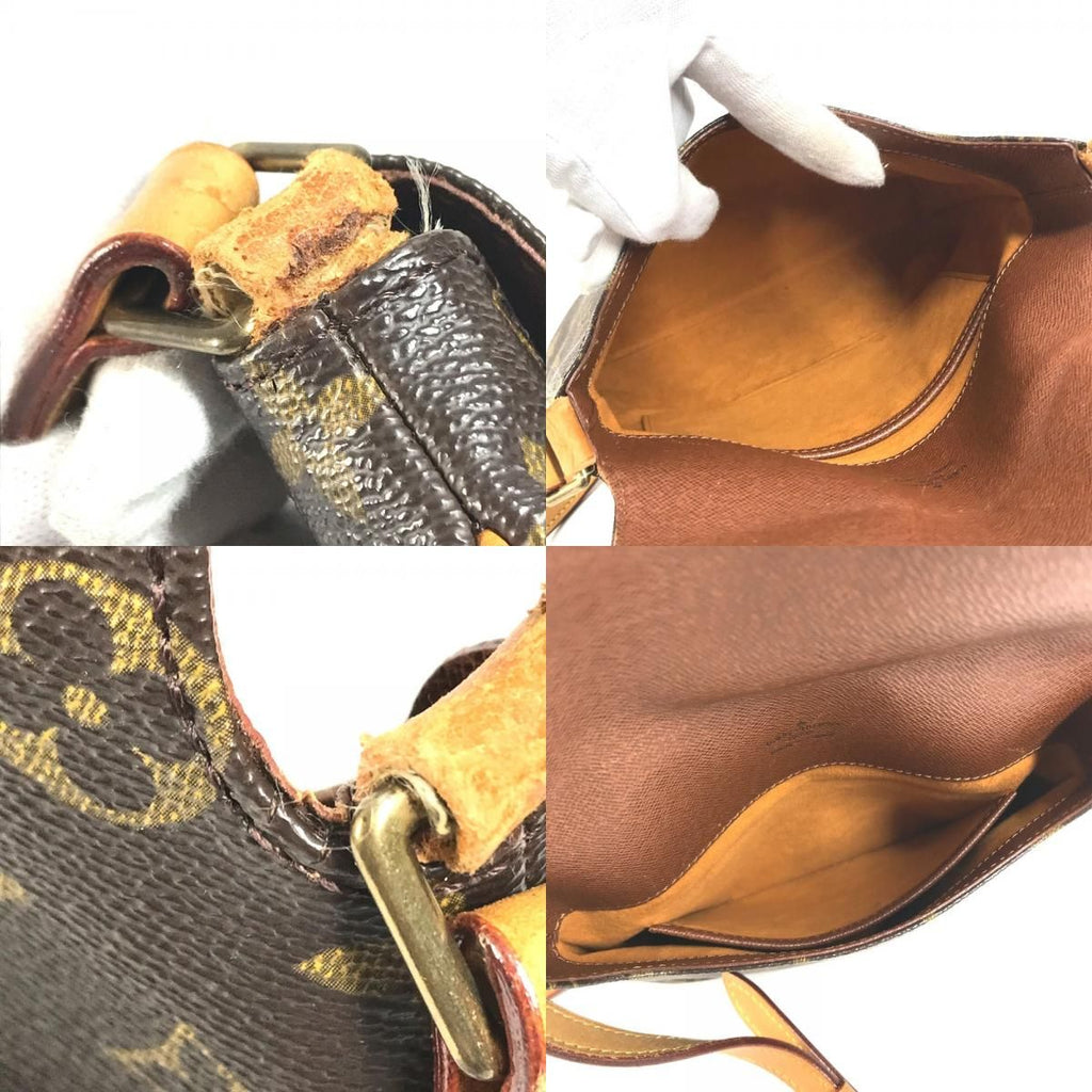 Louis Vuitton Shoulder Bag Musette Salsa Long Monogram Canvas Brown — view 8