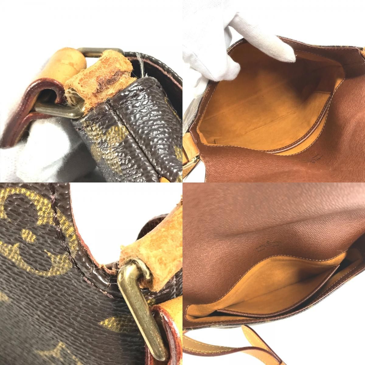Louis Vuitton Shoulder Bag Musette Salsa Long Monogram Canvas Brown — view 8