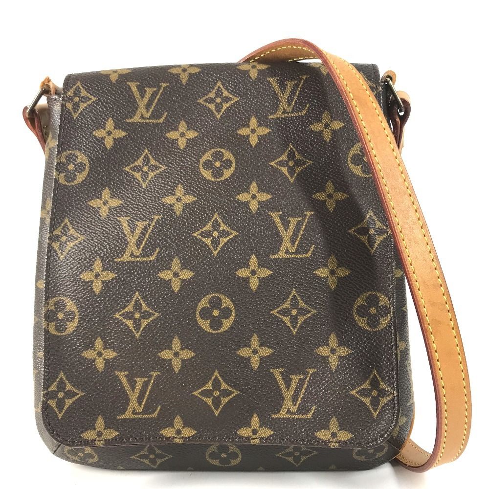 Louis Vuitton Shoulder Bag Musette Salsa Long Monogram Canvas Brown