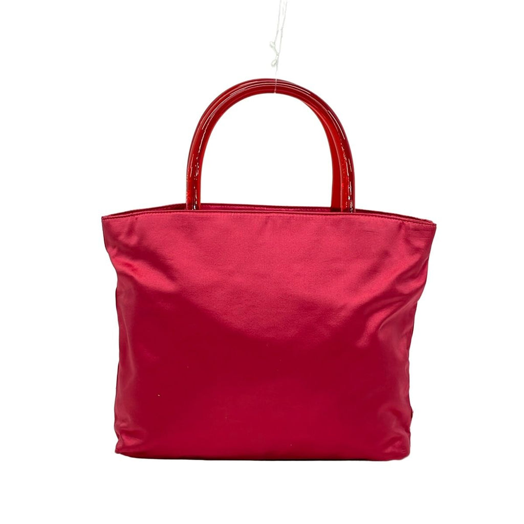 Prada Tote Red Plastic Handle — view 3