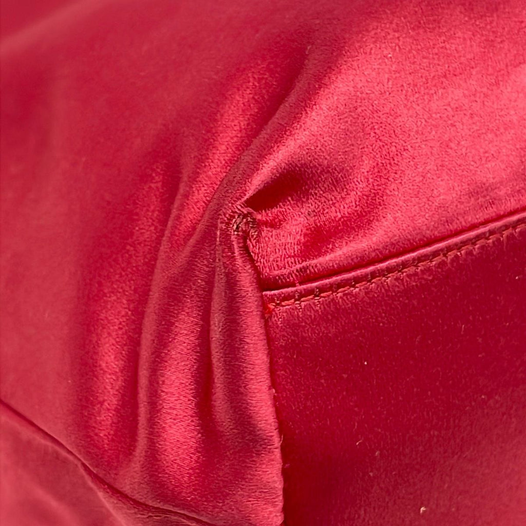 Prada Tote Red Plastic Handle — view 6
