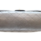 Chanel Black Lamb Silver Single Flap Maxi Quilted 34 — view 7