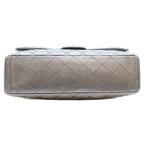 Chanel Black Lamb Silver Single Flap Maxi Quilted 34 — view 5