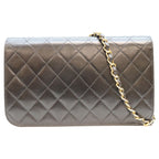 Chanel Black Lamb Full Flap Gold Push Lock Quilted 23 — view 3