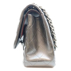 Chanel Black Lamb Silver Double Flap Maxi Quilted 30 — view 2