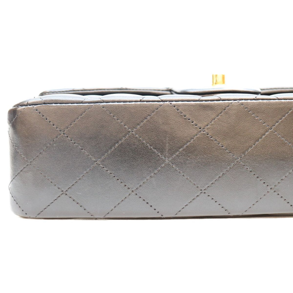 Chanel Black Lamb Gold Quilted 25 Shoulder — view 7