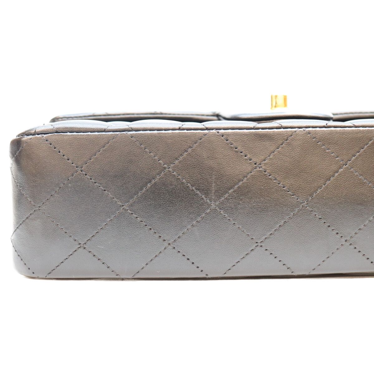 Chanel Black Lamb Gold Quilted 25 Shoulder — view 7