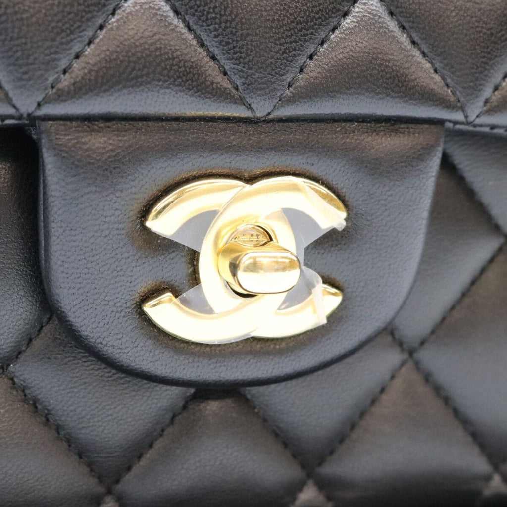 Chanel Black Lamb Gold Quilted 25 Shoulder — view 6