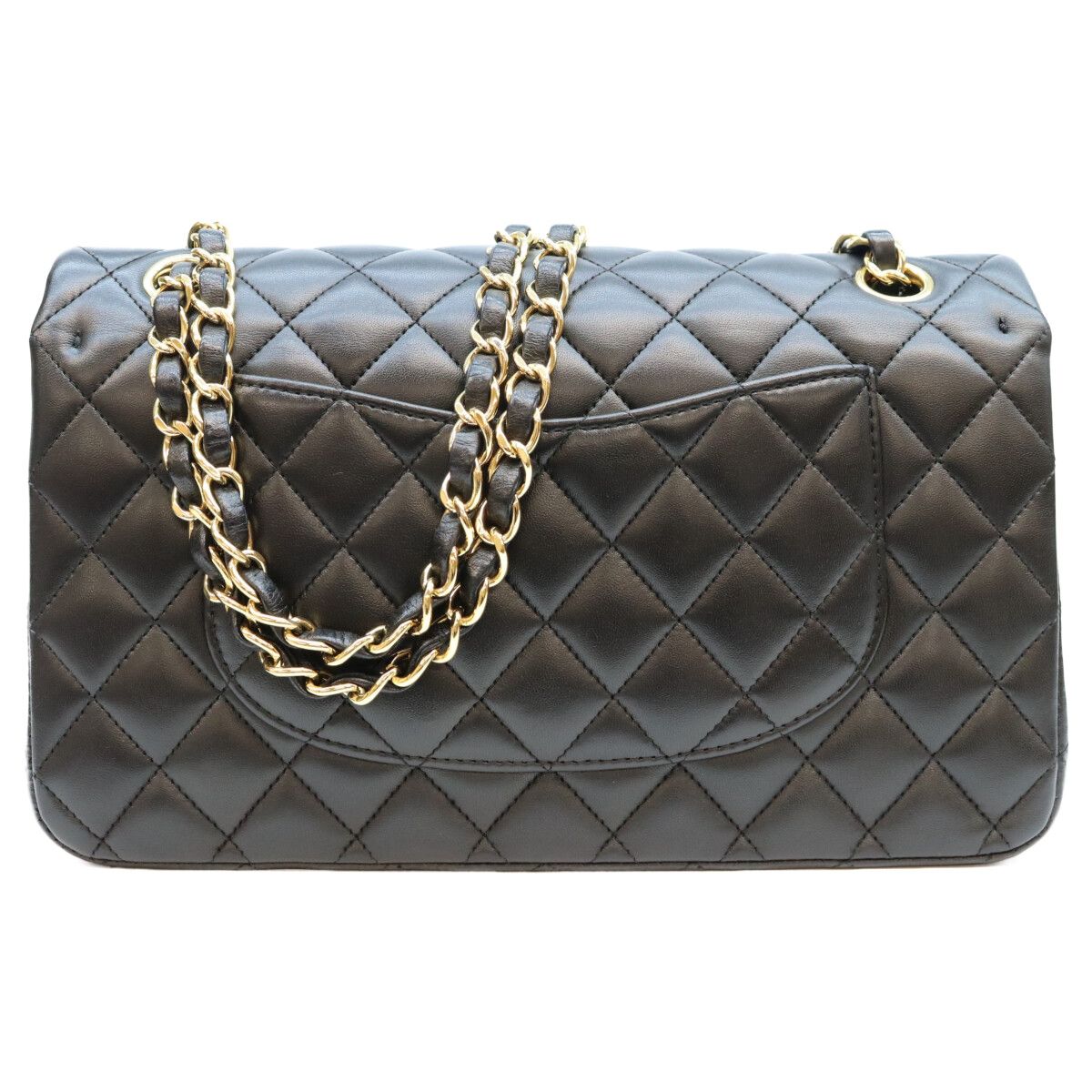 Chanel Black Lamb Gold Quilted 25 Shoulder — view 3