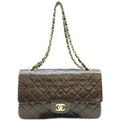Chanel Black Lamb Gold Quilted 25 Shoulder