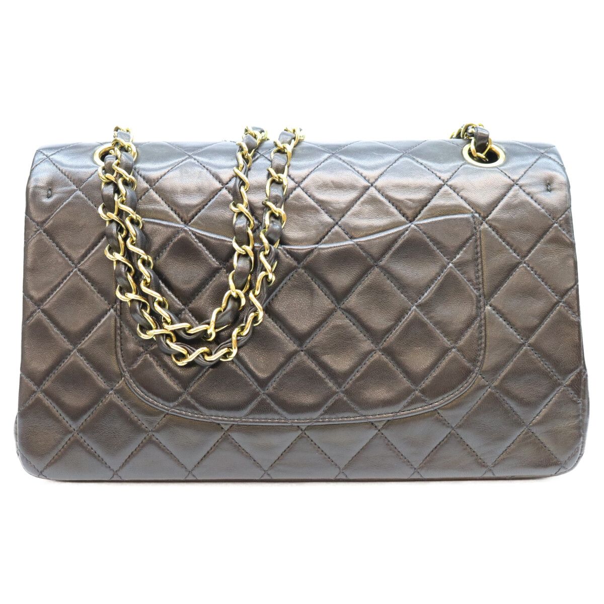 Chanel Black Lamb Gold Quilted 25 Shoulder — view 3