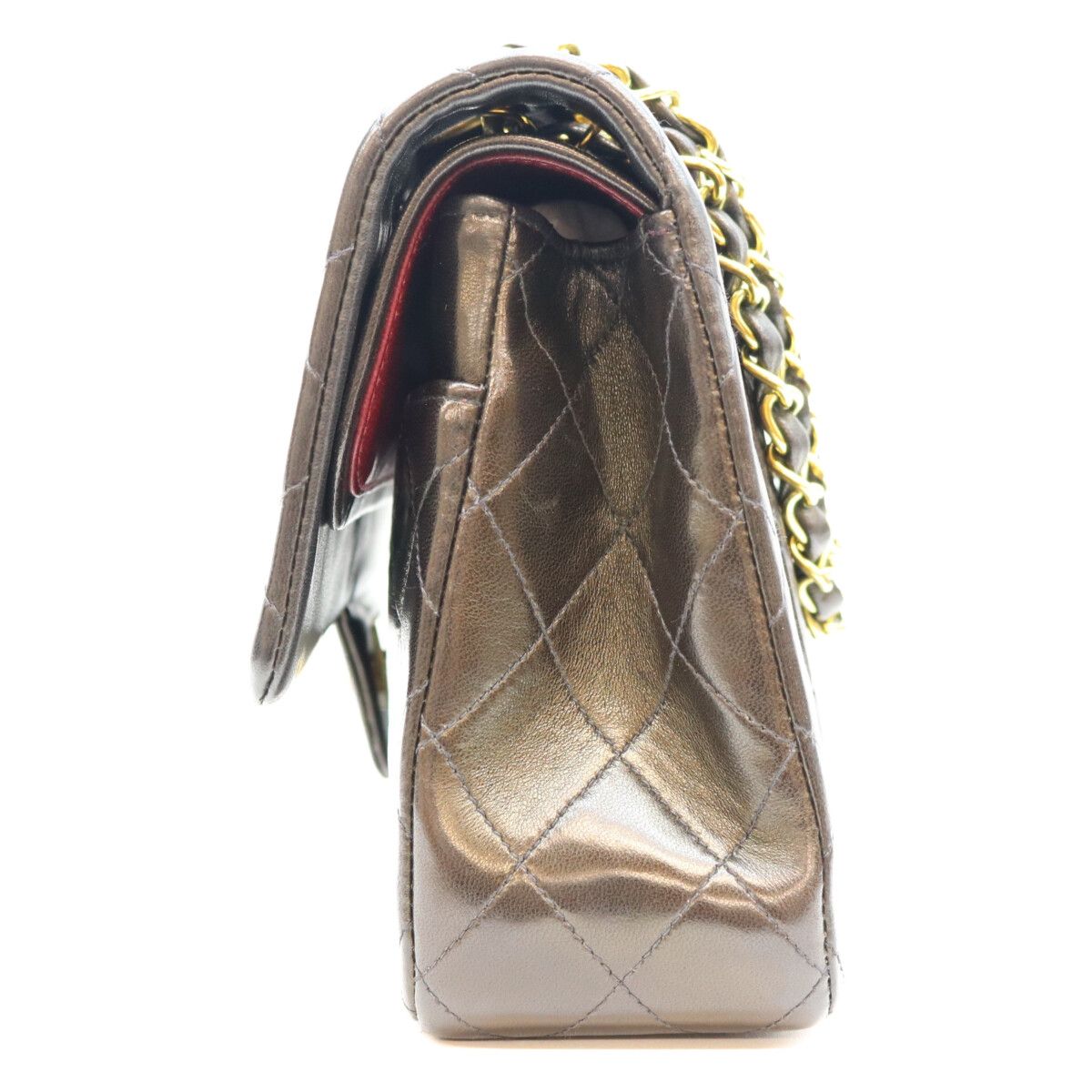 Chanel Black Lamb Gold Quilted 25 Shoulder — view 2