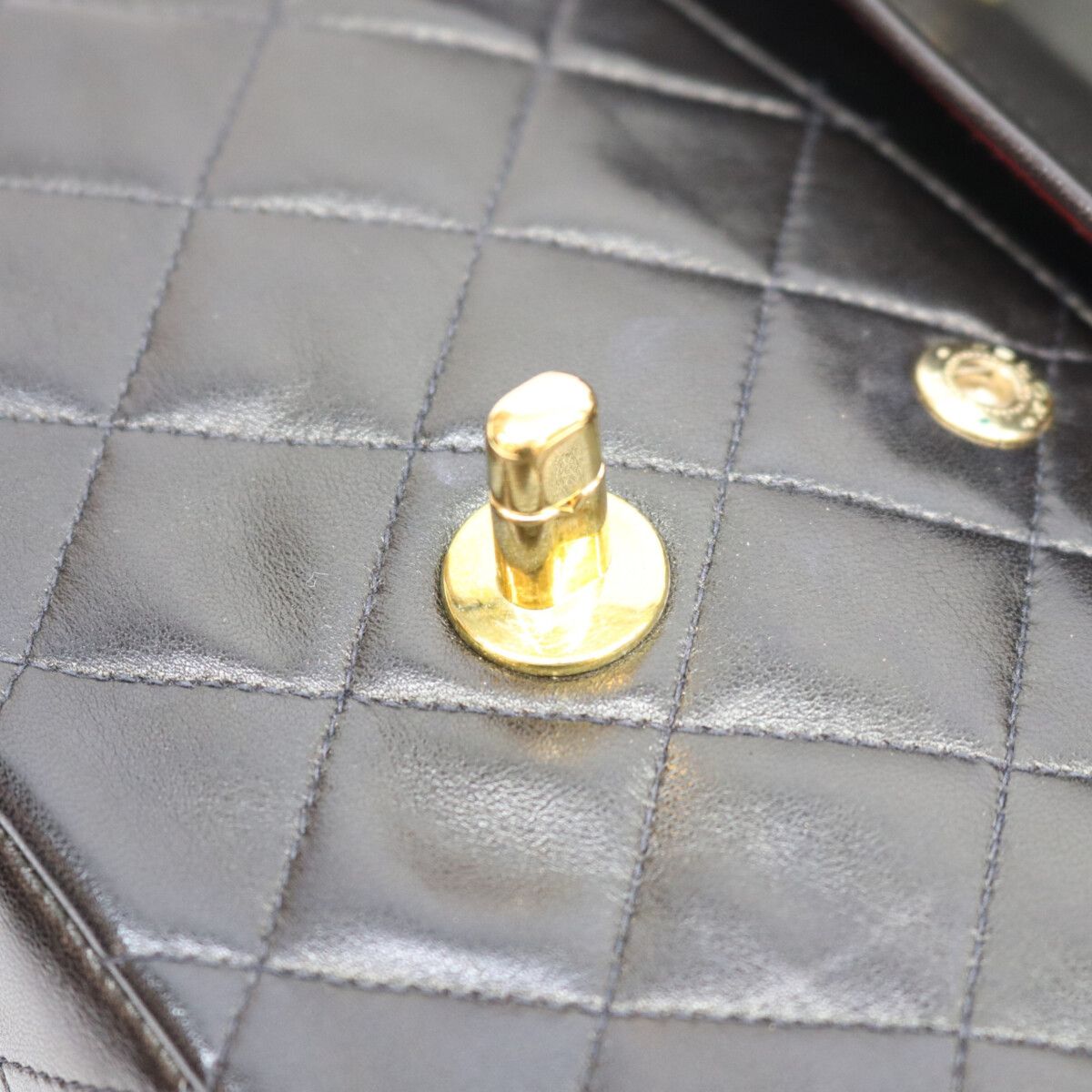 Chanel Black Lamb Gold Quilted 25 Shoulder — view 6