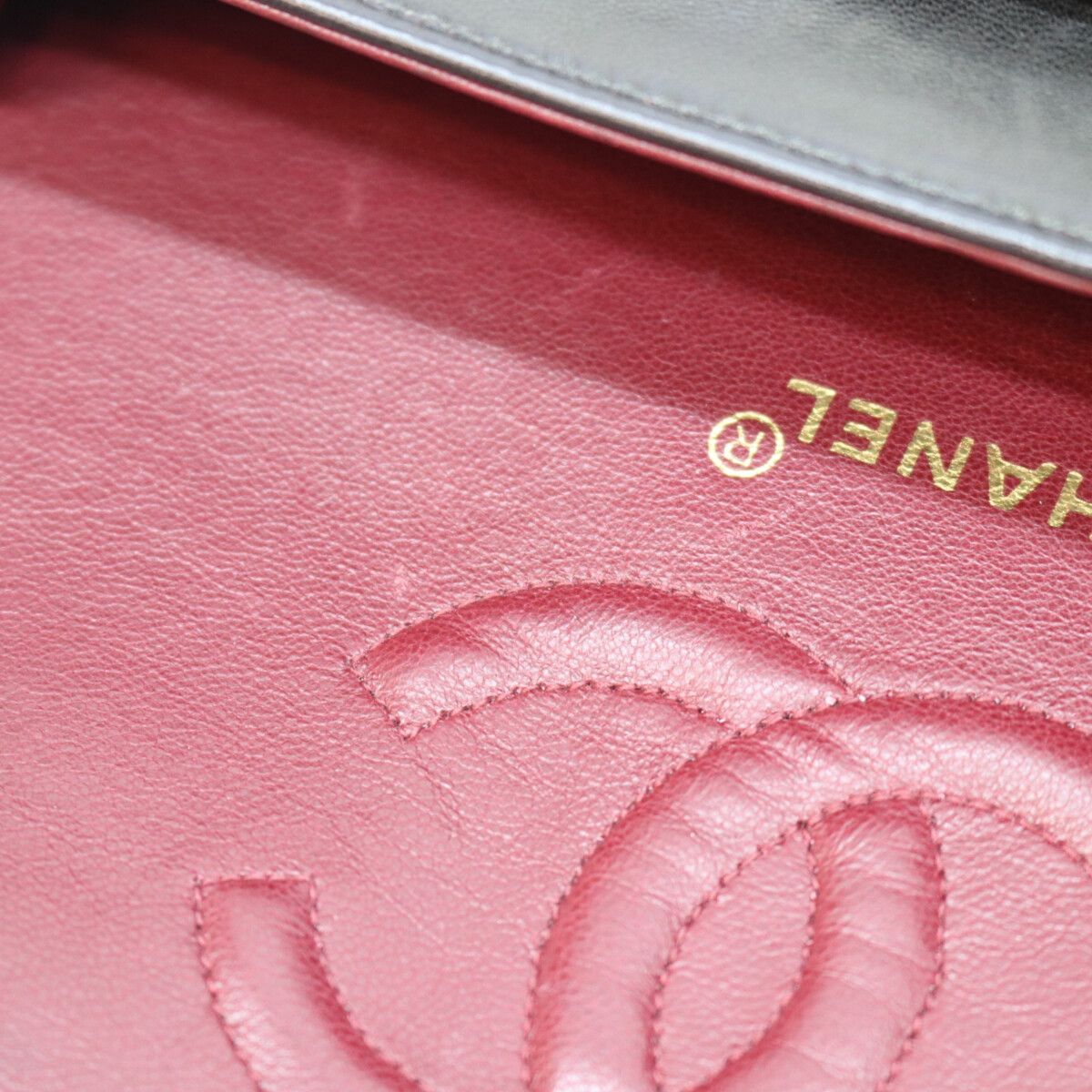 Chanel Black Lamb Gold Quilted 25 Shoulder — view 7