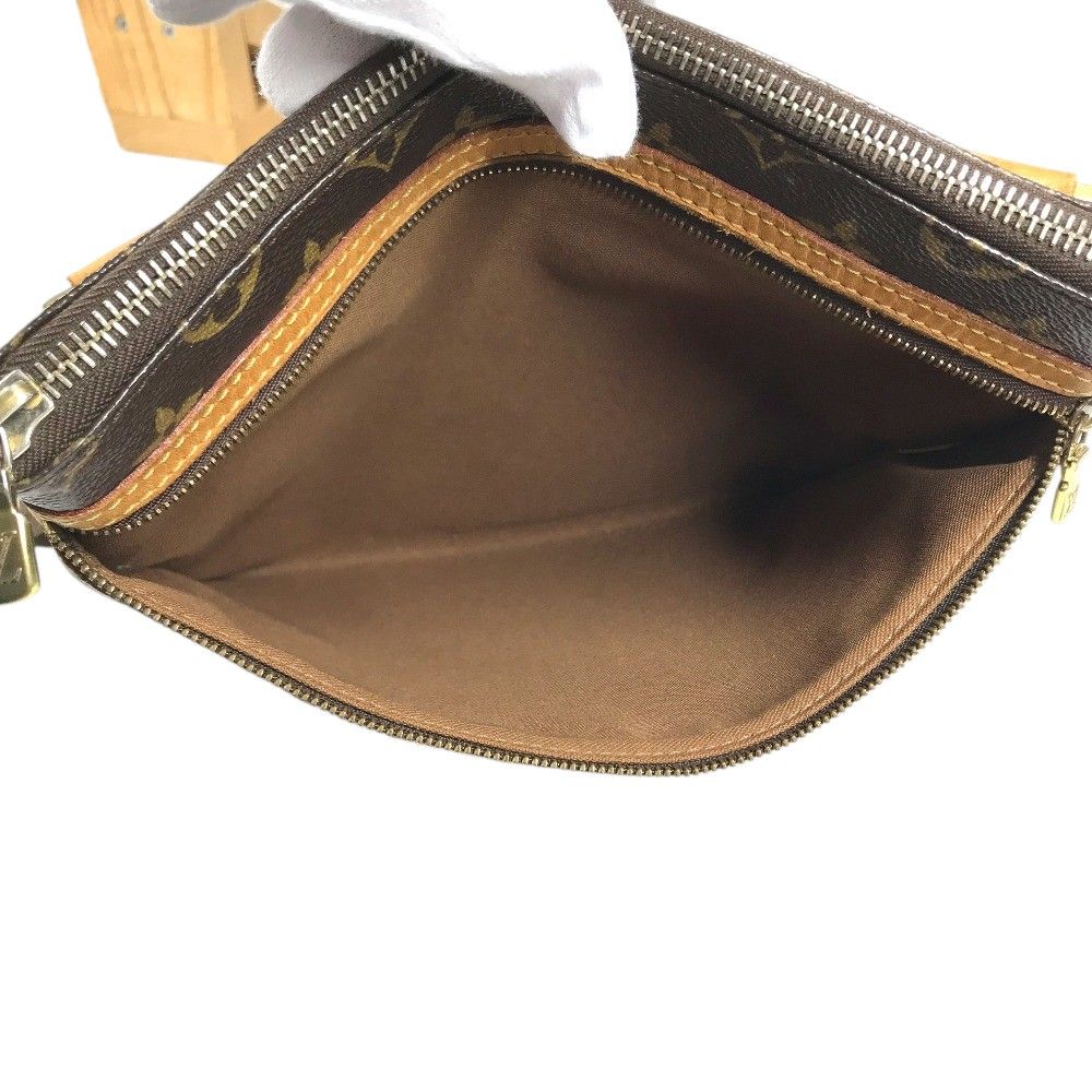 Louis Vuitton Shoulder Bag Pochette Bosphor Monogram Canvas Brown — view 7