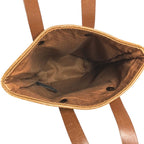Hermes Handbag Amedabadiago PM Leather Canvas Brown — view 5