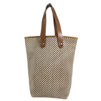 Hermes Handbag Amedabadiago PM Leather Canvas Brown