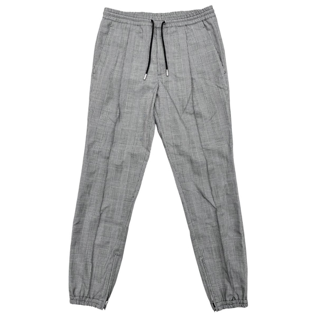 Dior Pants Glen Check 44 Wool Chuck Gray