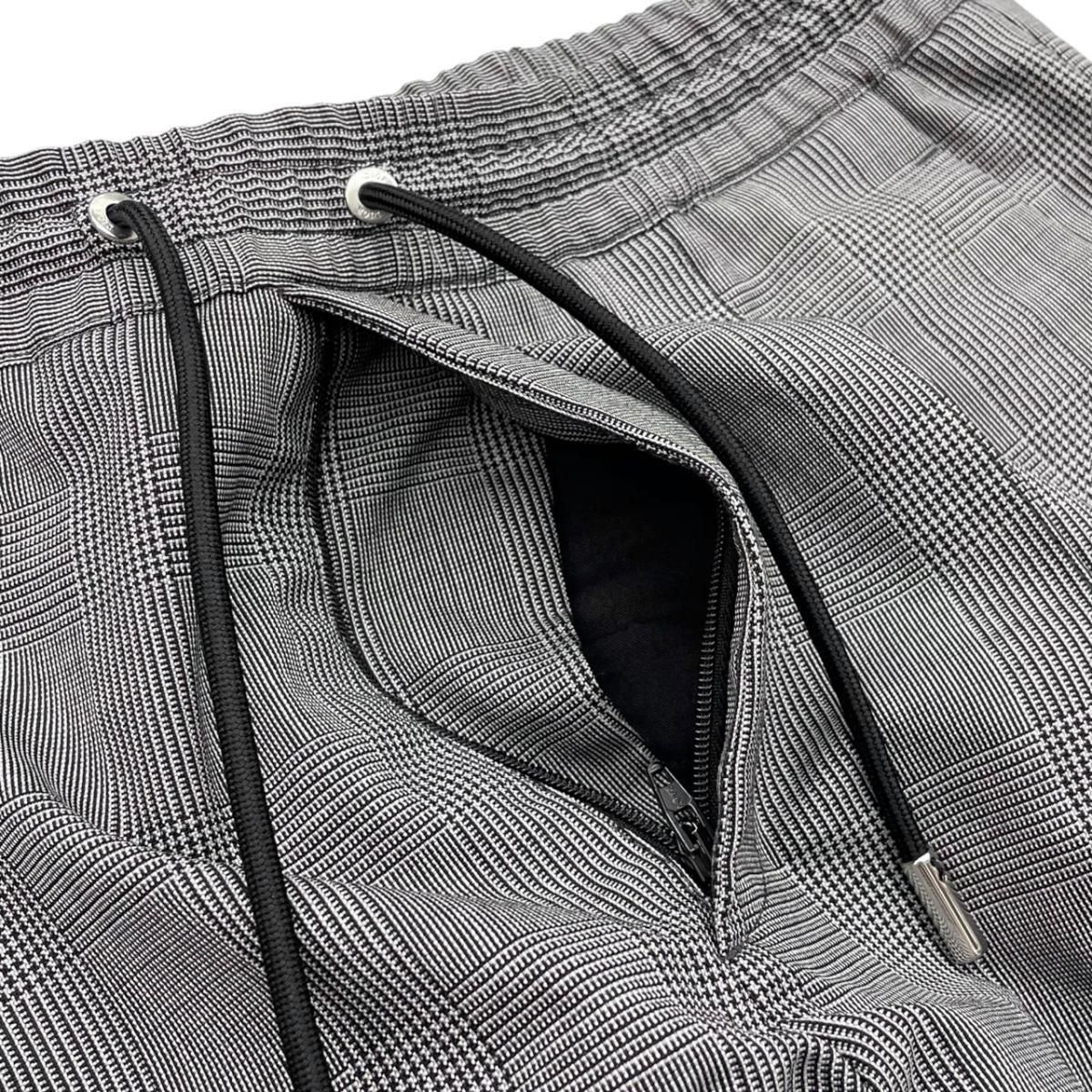 Dior Pants Glen Check 44 Wool Chuck Gray — view 8