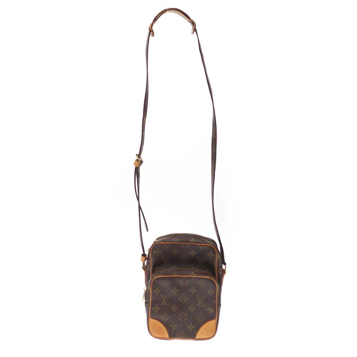 Louis Vuitton Amazon Monogram Shoulder Bag Brown