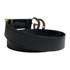 Gucci Belt GG Marmont Torchon Leather Black — view 2