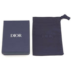 Dior Italic Signature Chain Link Bracelet 19.3 24 Logo Crystal Rhinestone Silver — view 8
