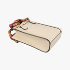 Gucci Diana Bamboo White Leather Shoulder — view 7