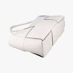 Bottega Veneta the Arco Tote White Lambskin — view 7
