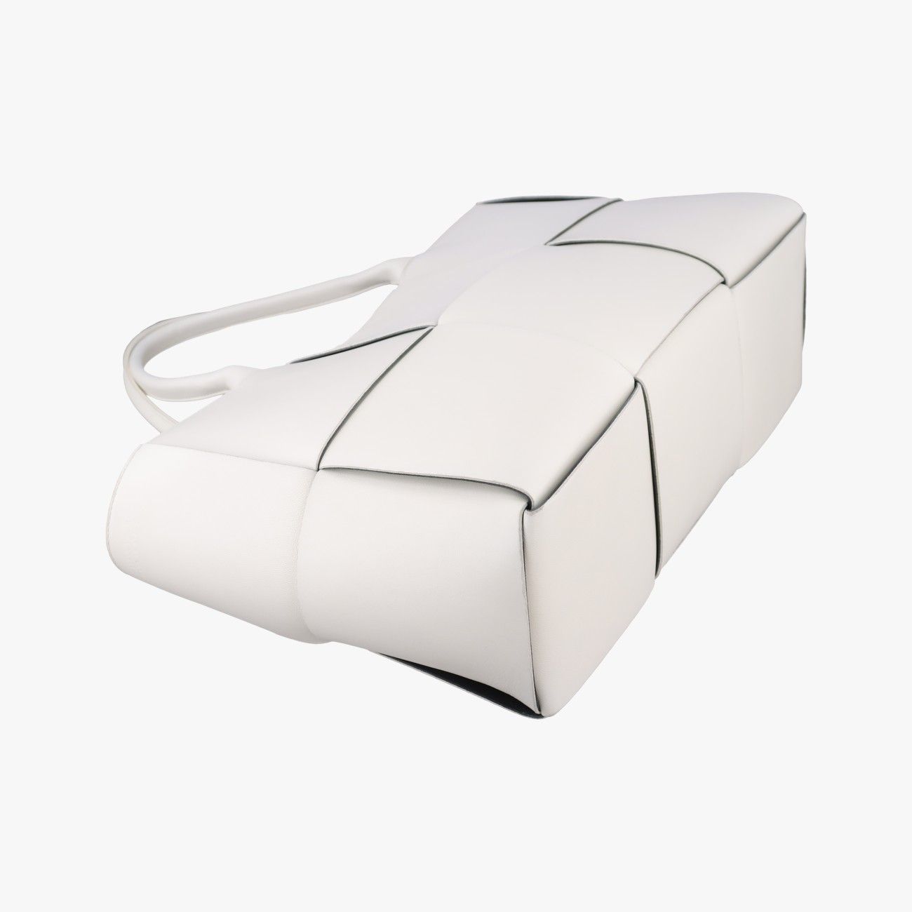 Bottega Veneta the Arco Tote White Lambskin — view 7