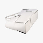 Bottega Veneta the Arco Tote White Lambskin — view 5