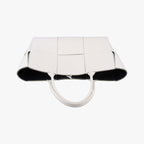 Bottega Veneta the Arco Tote White Lambskin — view 8