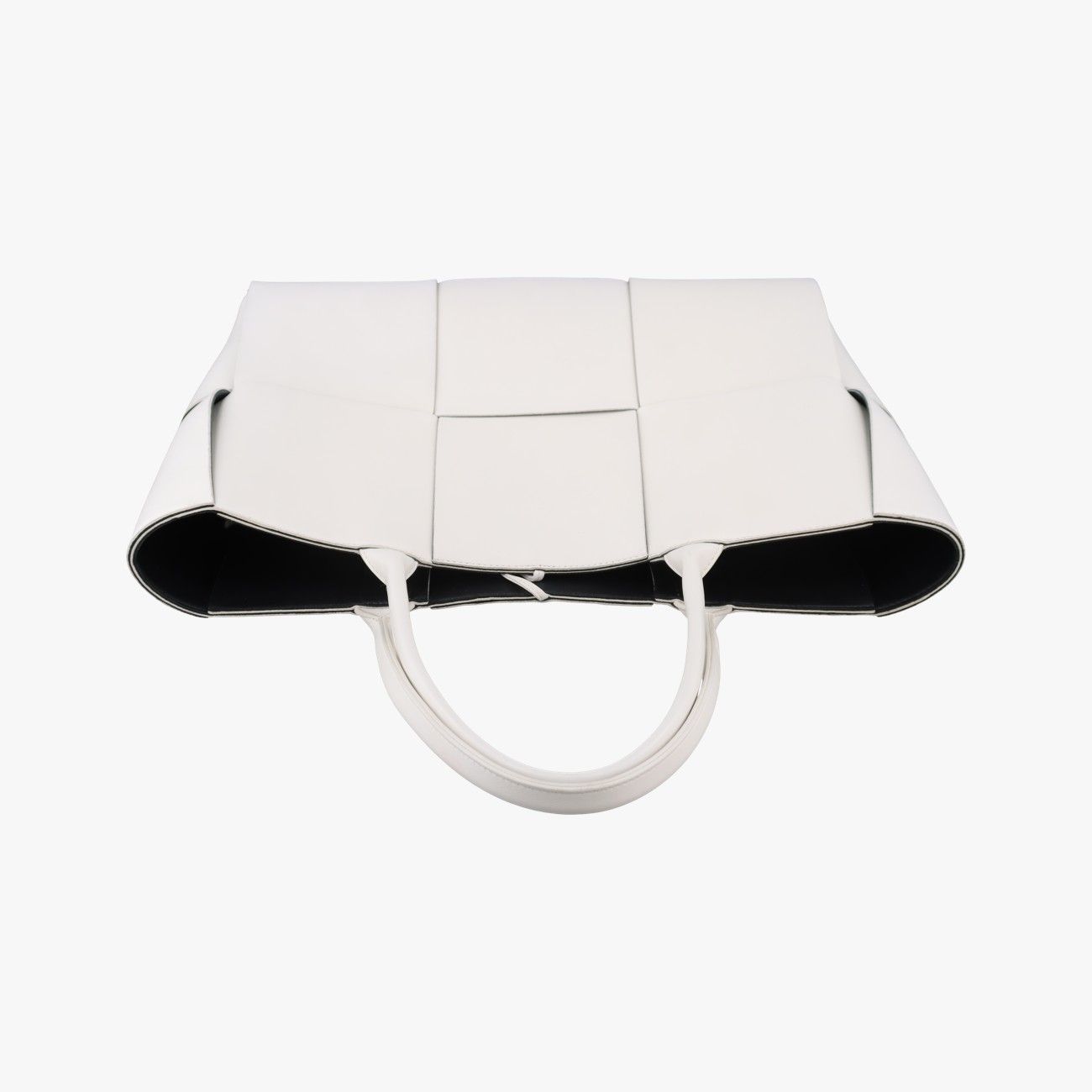 Bottega Veneta the Arco Tote White Lambskin — view 8