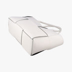 Bottega Veneta the Arco Tote White Lambskin — view 6