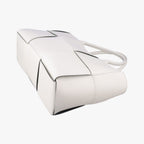 Bottega Veneta the Arco Tote White Lambskin — view 4