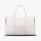 Bottega Veneta the Arco Tote White Lambskin — view 2