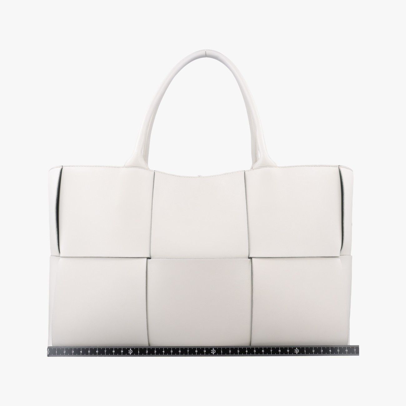 Bottega Veneta the Arco Tote White Lambskin — view 2