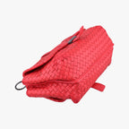 Bottega Veneta Intrecciato Red Lambskin Shoulder — view 5