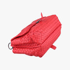 Bottega Veneta Intrecciato Red Lambskin Shoulder — view 7