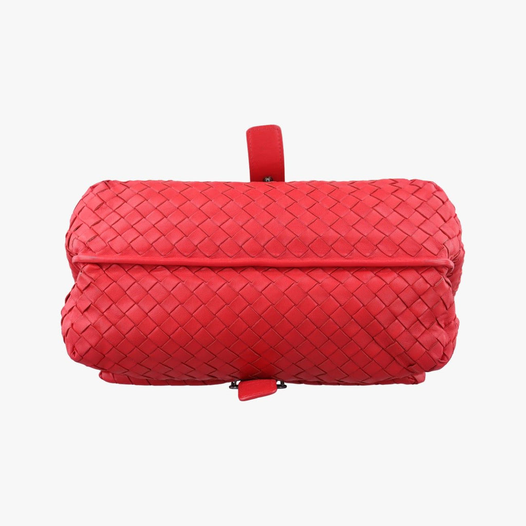 Bottega Veneta Intrecciato Red Lambskin Shoulder — view 3