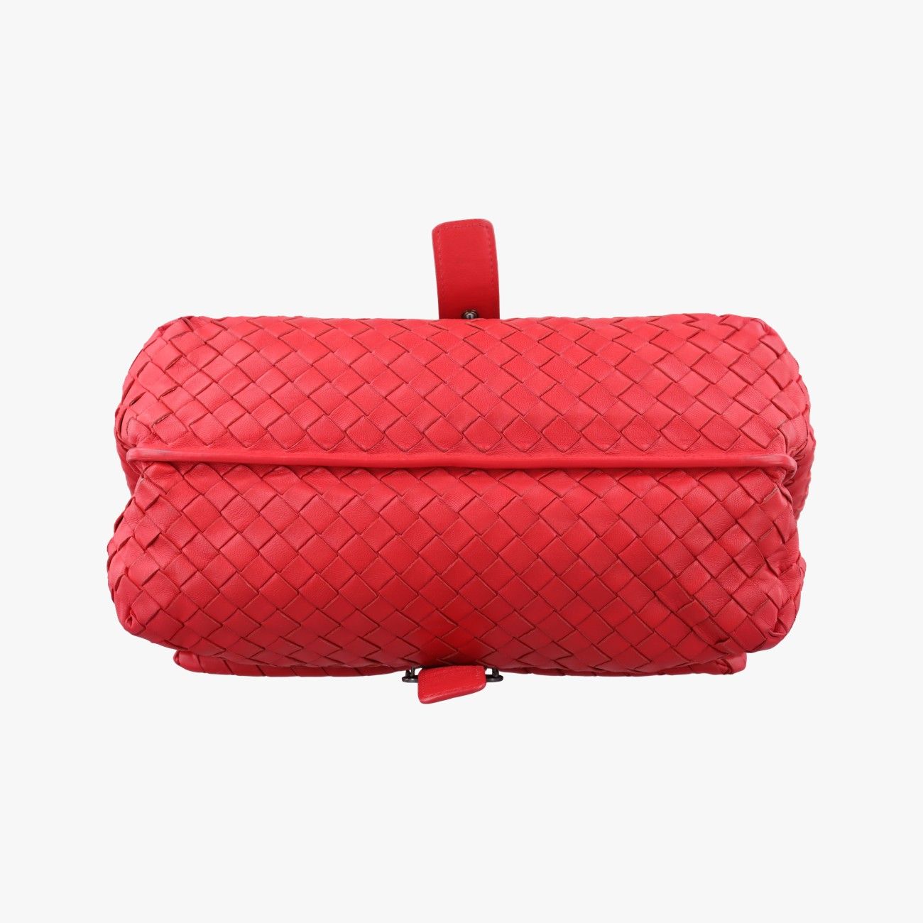 Bottega Veneta Intrecciato Red Lambskin Shoulder — view 3