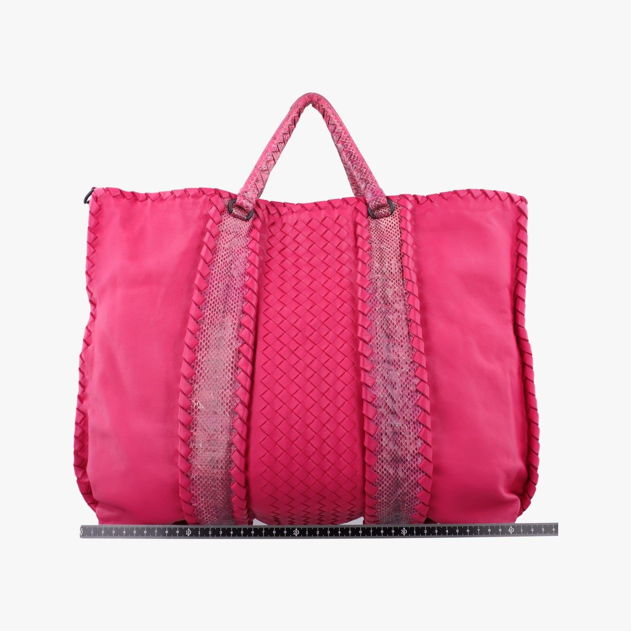 Bottega Veneta Intrecciato Pink Lambskin Shoulder — view 2