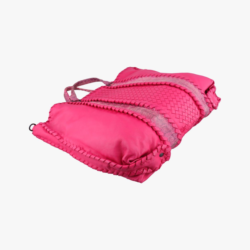 Bottega Veneta Intrecciato Pink Lambskin Shoulder — view 5