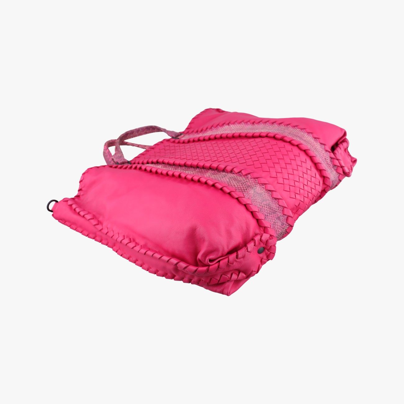 Bottega Veneta Intrecciato Pink Lambskin Shoulder — view 5