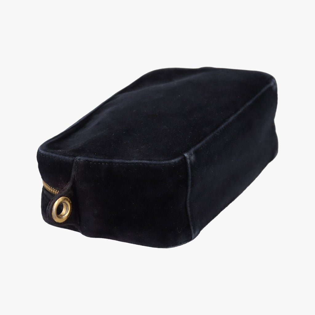 Prada Velvet Black Velour 42 Shoulder — view 7